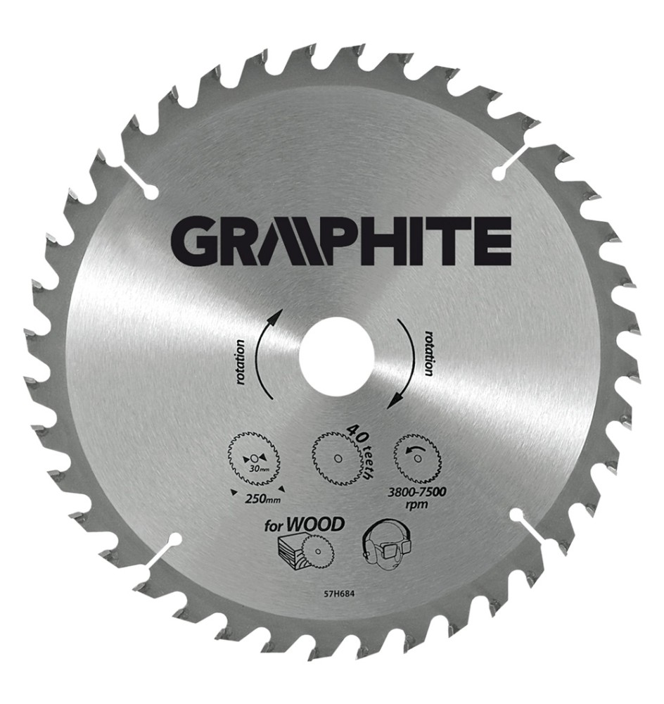 DISCO PER SEGA CIRCOLARE ø 205 mm - foro 30 mm