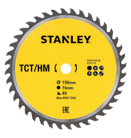 LAMA PER SEGA CIRCOLARE 'DENTI MEDI' ø 170 mm - foro 16 mm