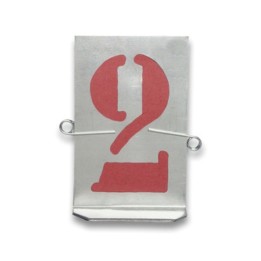 STAMPINI TRAFORATI 10 NUMERI DA 40 MM