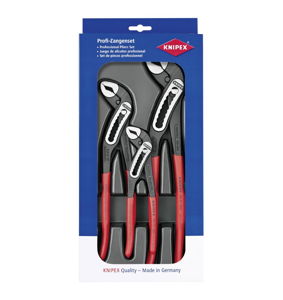 SET PINZA POLIGRIP REGOLABILE 'ALLIGATOR' mm 180 - 250 - 300