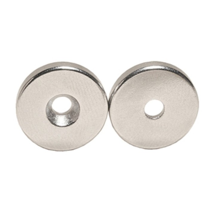 BOTTONE MAGNETICO C/FORO SVAS D 20X3 MM POR 8 KG*