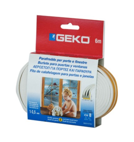 PARAFREDDO IN GOMMA 6 M BIANCO