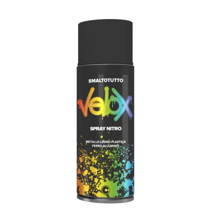 VELOX SPRAY NITRO NERO OPACO N.125