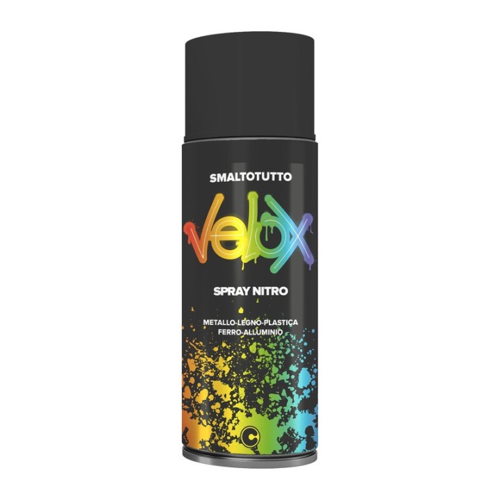 VELOX SPRAY NITRO NERO OPACO N.125