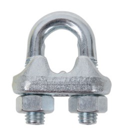 MORSETTO P/FUNE ACCIAIO D 3 MM ROBUR GR.1/8