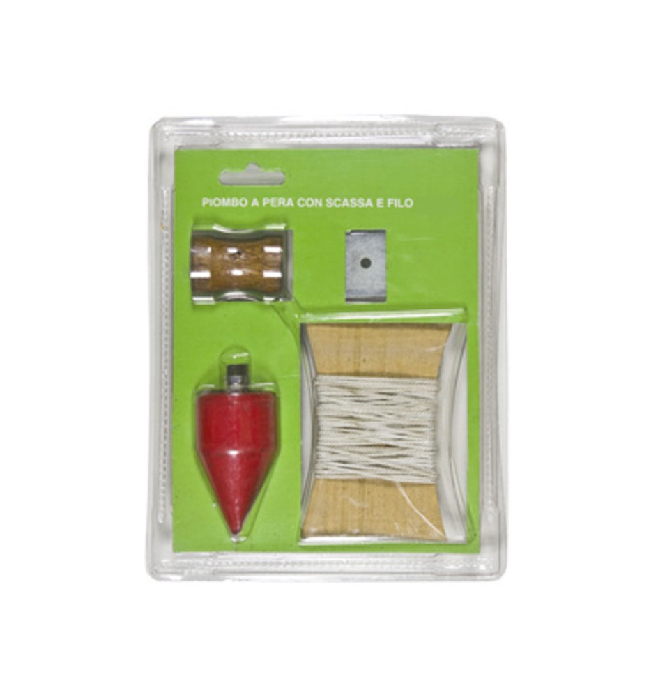 PIOMBO A PERA C/SCASSA E FILO 500 G