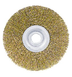 SPAZZOLA CIRCOLARE PER MOLA ø mm 150 - kit fori da mm. 16 a 25