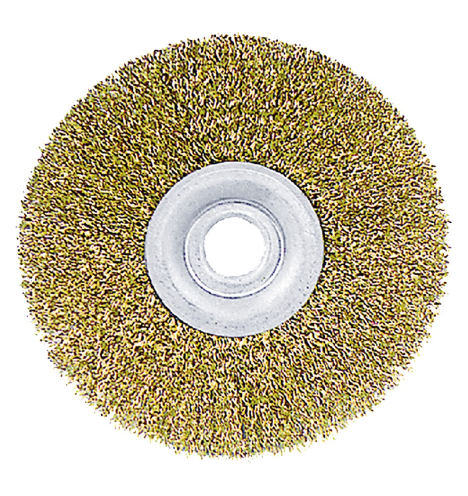 SPAZZOLA CIRCOLARE PER MOLA ø mm 200 - kit fori da mm. 16 a 25