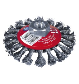 SPAZZOLA CONICA PER SMERIGLIATRICE ø mm 95