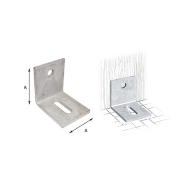 PIASTRA 755 ANGOLARE REGOLAZ ZIN FUOCO 60X75X75 MM