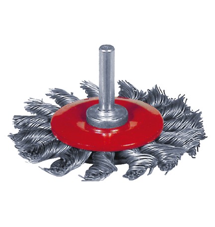 SPAZZOLA CIRCOLARE PER TRAPANO A MAZZETTI RITORTI ø mm 70 - blister