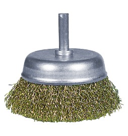 SPAZZOLA A TAZZA PER TRAPANO ø mm 75 - blister