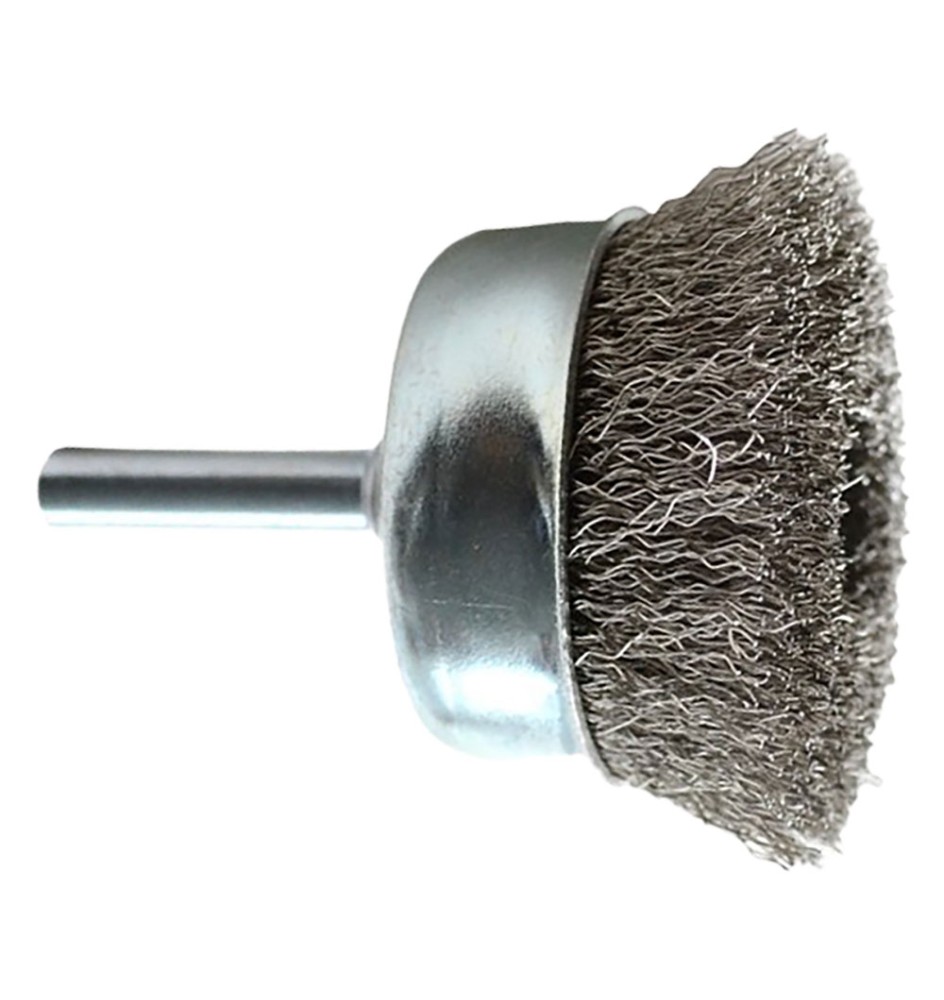 SPAZZOLA A TAZZA CON GAMBO Ø mm 75 - finit.gr.- STA36040-XJ