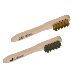 SPAZZOLA A MANO PER CANDELE mm 150x35 - fili ottone Ø mm 0,15