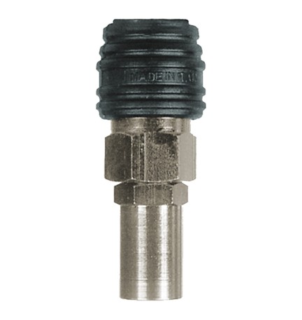 RUBINETTO RAPIDO UNIVERSALE A SFERE CON PORTAGOMMA 6 x 14