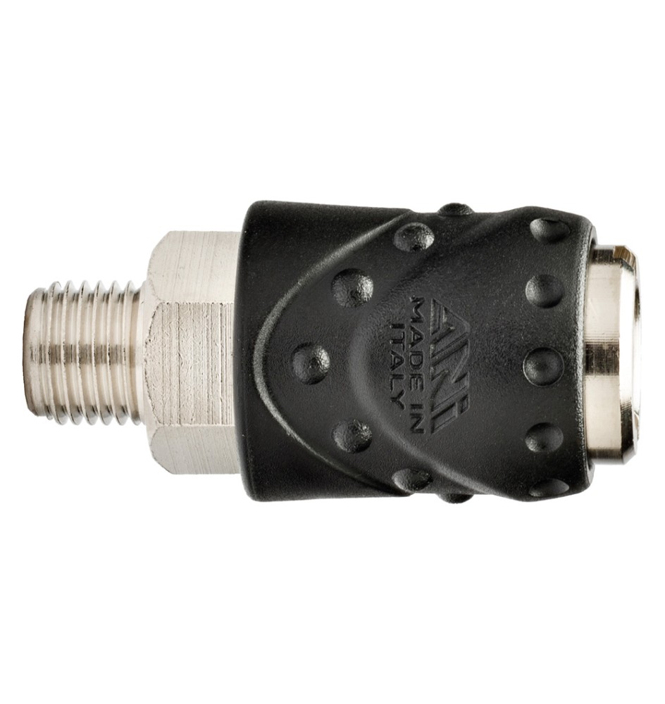 RUBINETTO RAPIDO UNIVERSALE A SFERE FILETTATO MASCHIO 1/4