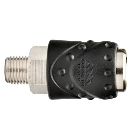 RUBINETTO RAPIDO UNIVERSALE A SFERE FILETTATO MASCHIO 1/4