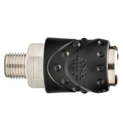 RUBINETTO RAPIDO UNIVERSALE A SFERE FILETTATO MASCHIO 1/2