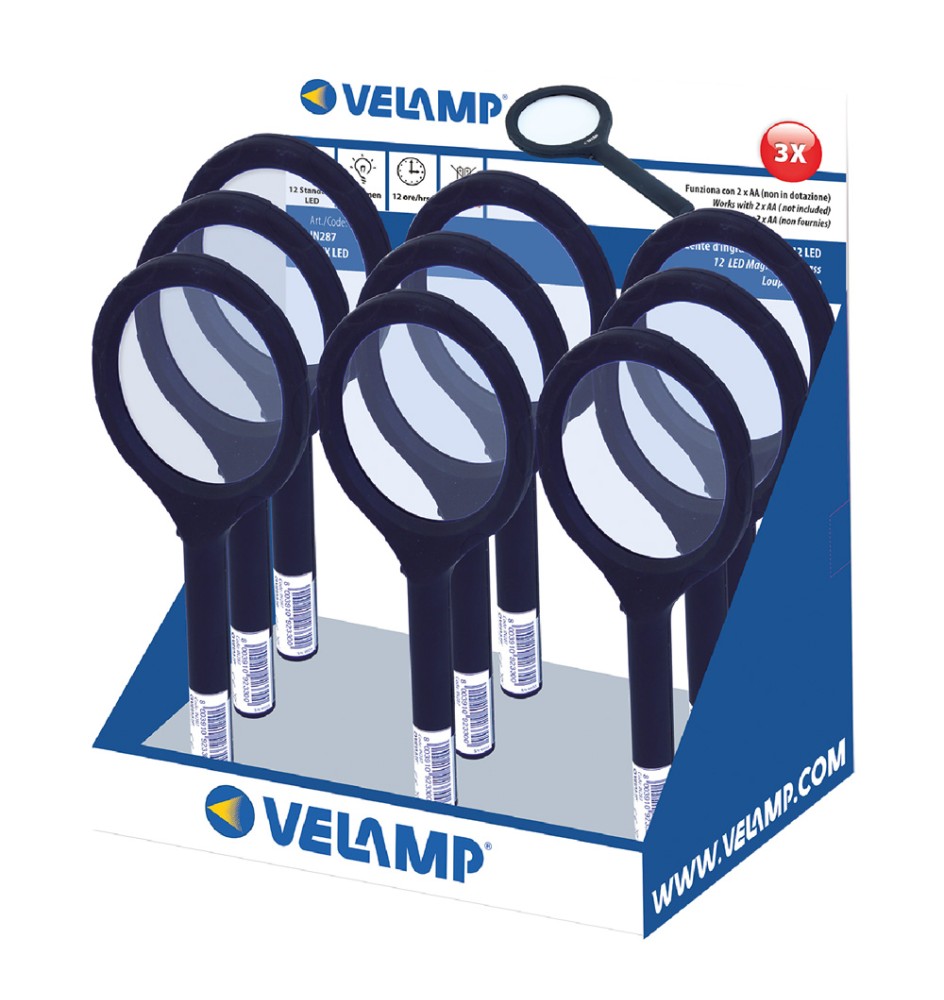 LENTE DI INGRANDIMENTO 12 led - 15 lumen