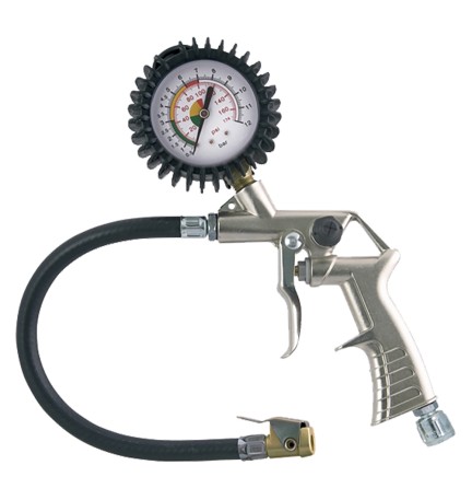 PISTOLA DI GONFIAGGIO '25/D' art. 25/D - alluminio nichelato