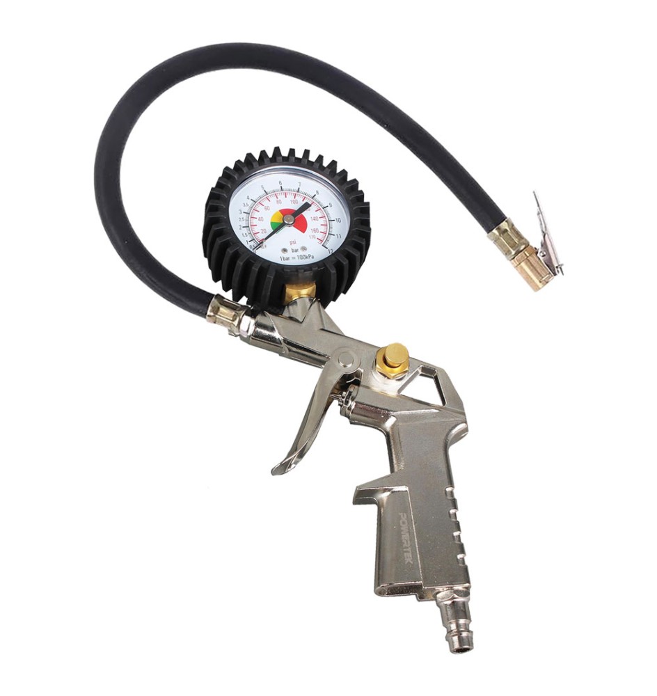 PISTOLA DI GONFIAGGIO 'UNK-ATP2' manometro analogico