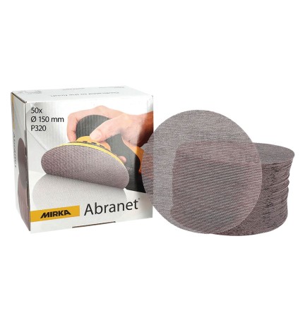 DISCO ABRASIVO CIRCOLARE 'ABRANET' Ø 225 mm - grana 180