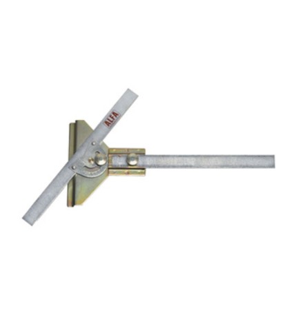 SQUADRA P/PIASTRELLISTA BASE ACCIAO 200 MM