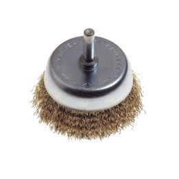 POGGI 485.20 SPAZZOLA A TAZZA ACCIAIO G6 D 85 MM
