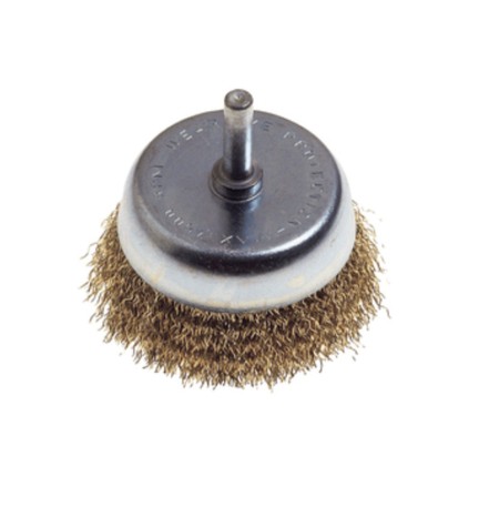 POGGI 485.20 SPAZZOLA A TAZZA ACCIAIO G6 D 85 MM