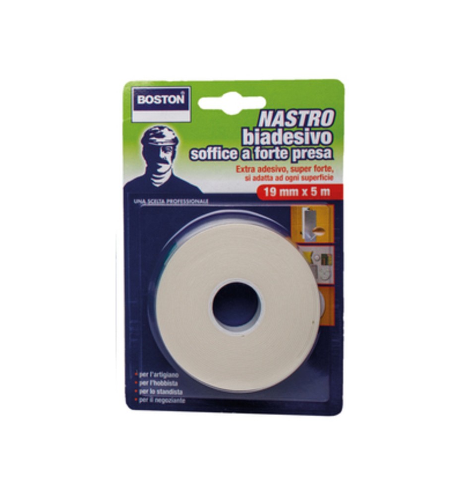 BOSTON NASTRO BIADESIVO FORTE 19MMX5M