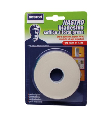 BOSTON NASTRO BIADESIVO FORTE 19MMX5M