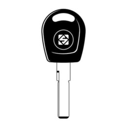 SILCA HU66TE CHIAVE TRANSPONDER VUOTA OTTONE