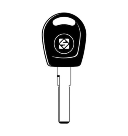 SILCA HU66TE CHIAVE TRANSPONDER VUOTA OTTONE