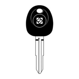 SILCA HYN10TE CHIAVE TRANSPONDER VUOTA OTTONE