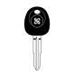SILCA HYN10TE CHIAVE TRANSPONDER VUOTA OTTONE