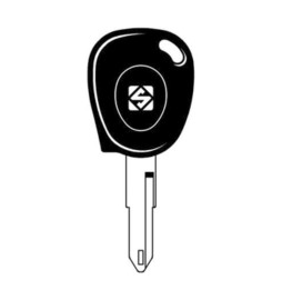 SILCA NE73TE CHIAVE TRANSPONDER VUOTA OTTONE