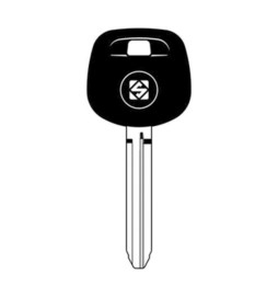 SILCA TOY43ATE CHIAVE TRANSPONDER VUOTA OTTONE