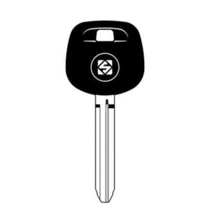 SILCA TOY43ATE CHIAVE TRANSPONDER VUOTA OTTONE