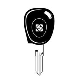 SILCA VAC102TE CHIAVE TRANSPONDER VUOTA OTTONE