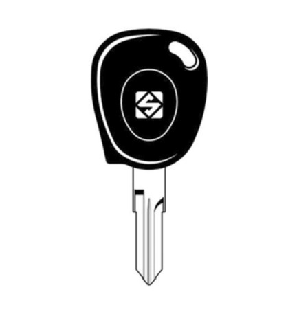 SILCA VAC102TE CHIAVE TRANSPONDER VUOTA OTTONE