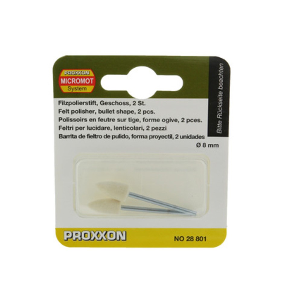 FELTRI CONICI 2 PZ PROXXON 28801