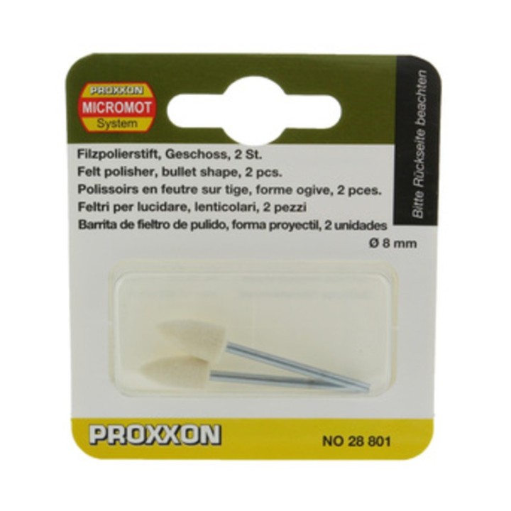 FELTRI CONICI 2 PZ PROXXON 28801