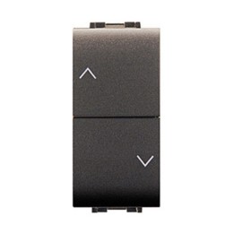LIFE 4022 DOPPIO PULSANTE P/TAPPARELLE GRIGIO A