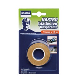 BOSTON NASTRO BIADESIVO 15MMX10M TRASPARENTE