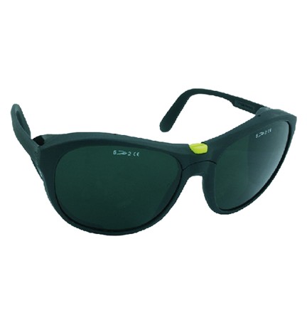 OCCHIALI DI PROTEZIONE A STANGHETTA 11061.5 lenti temprate verdi