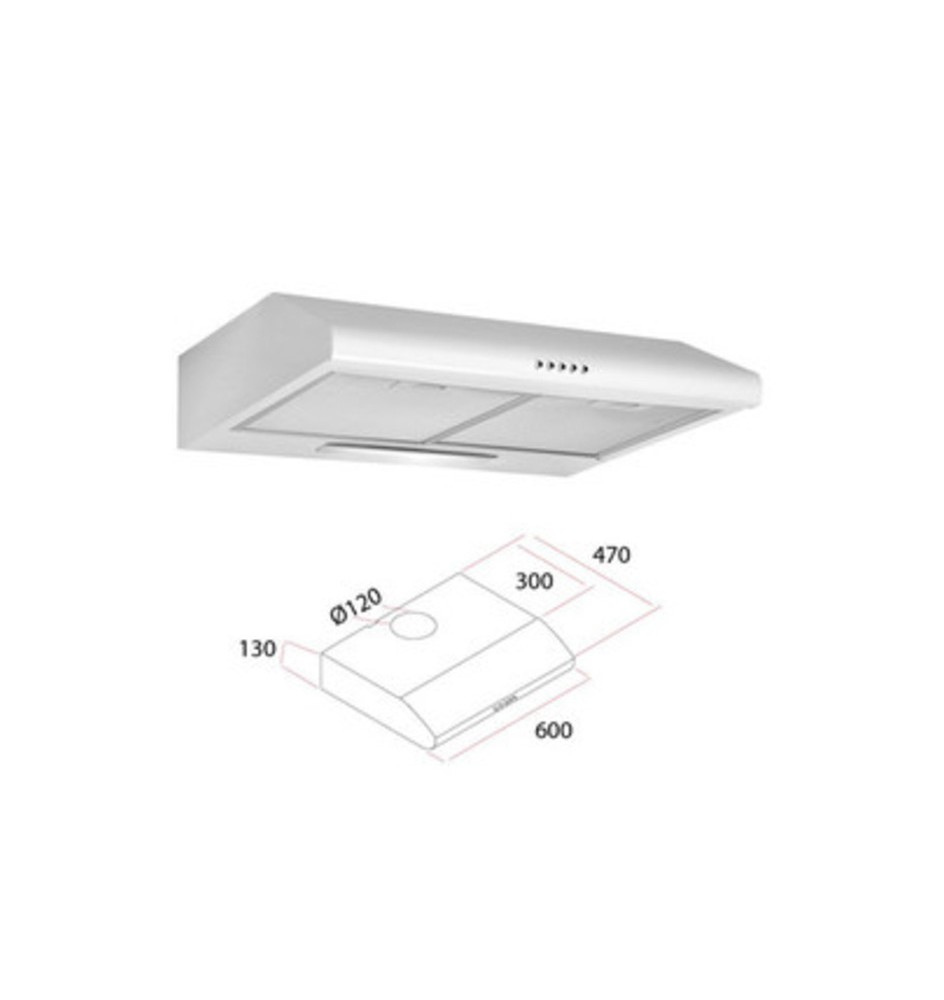 CAPPA ELETTRICA P/CUCINA 60 CM
