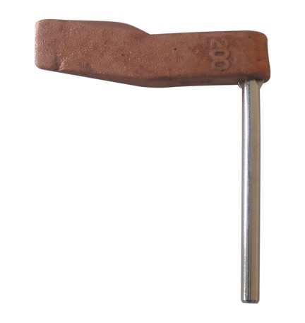 MAZZA IN RAME PER SALDATORI A GAS gr. 200