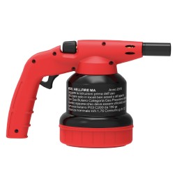 SALDATORE A GAS DA RISCALDO 'HELLFIRE' modello 'MA' - corpo metallo