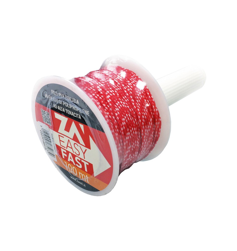 FILO P/EDILIZIA C/MANICO D 1,8 MMX100 M ROS/BIAN