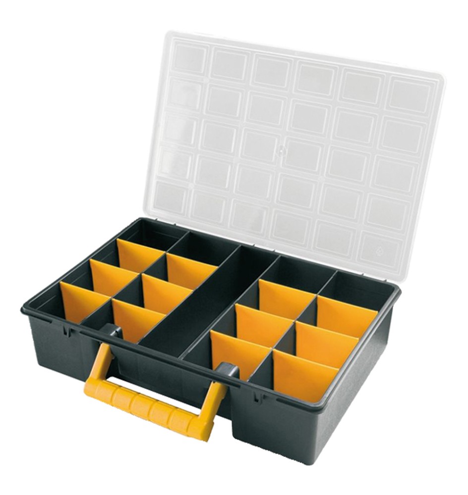 VALIGETTA PORTAMINUTERIA cm 36 x 25 x 8 - 16 scomparti